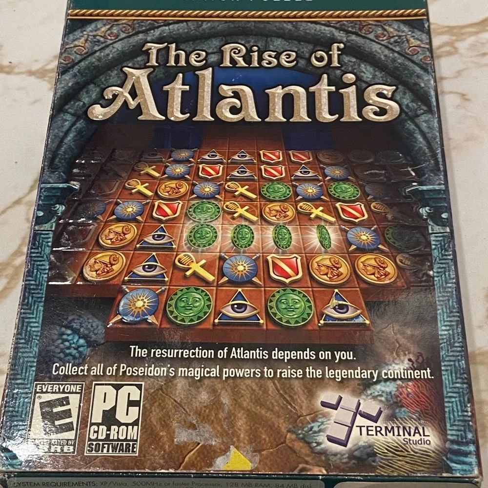 The Rise of Atlantis 2007 PC CD Rom Video Game - Microsoft Windows XP/Vista